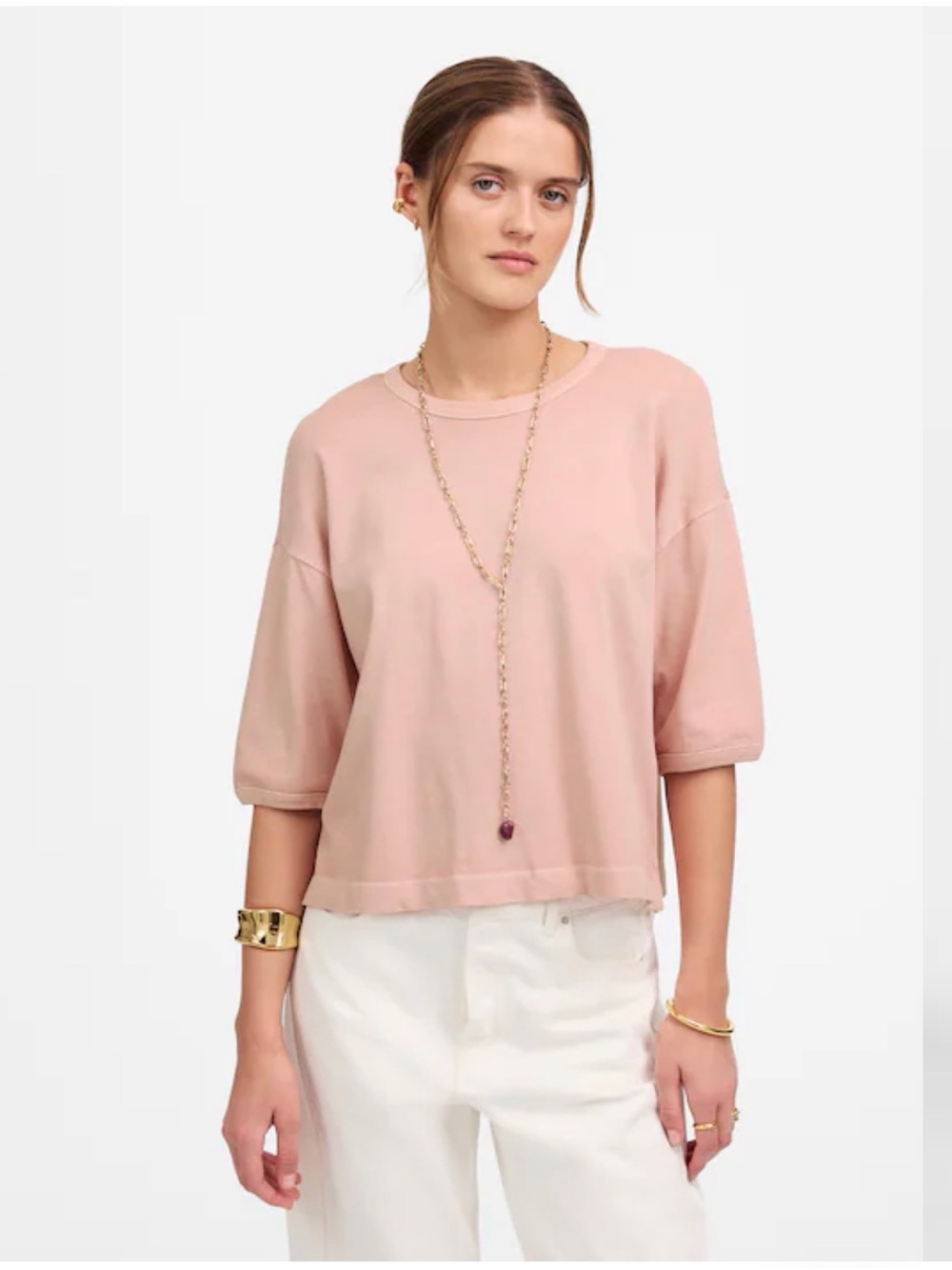 Like New Madewell Women's Relaxed Boxy Tee Size Medium